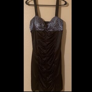 LBD with a Cheetah print chest